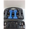 Image 2 : Life Gear Dumbbell Set - 16lbs Total w/Carrying Case - HEAVY, CANNOT SHIP