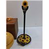 Image 3 : Sunflower Paper Towel Holder & Memory Tea Light Candle in Box