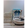 Image 1 : File Folder Organizer 14" x 15" x 10"  & Conair Foot Spa - Appears New - CANNOT SHIP