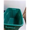 Image 3 : * (2) Rubbermaid Storage Container (One Has Lid) - 24" x 12" x 15" & 24" x 15" x 16" - CANNOT SHIP