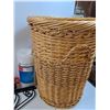Image 2 : * Wicker Laundry Basket - 23" x 16" & (2) Metal Brackets, Bubble Wrap, Doll Outfit, Misc