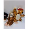 Image 2 : (3) Stuffy Toys: Puppy, Monkey, Fur Ball