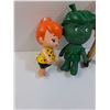 Image 3 : (3) Figurines: Green Giant Jr., Pebbles Flintstone, Tonka Man