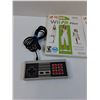 Image 2 : (3) Nintendo Wii Fit Video Games, Nintendo Controller & Xbox Controller - As Is