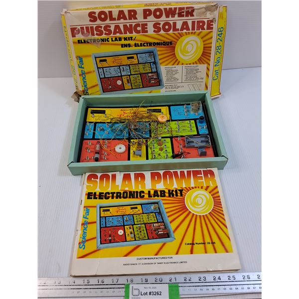 Solar Power Electronic Lab Kit - As Is