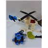 Image 2 : Children's Toy Lot: Microscope, Helicopter, Grinch, Misc
