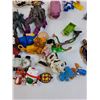Image 3 : Storage Bucket w/Children's Toys: Star Trek Gordie LaForge, Sonic, Monkey, Lion King, Misc