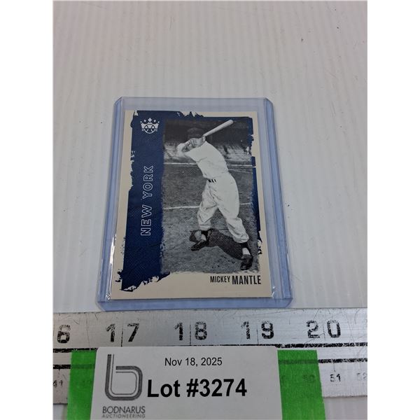 Mickey Mantle Baseball Trading Card - 2021 Edition - CANNOT GUARANTEE AUTHENTICATION