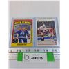 Image 1 : (2) Wayne Gretzky Hockey Trading Insert Cards: 1991 & 2014-15 - CANNOT GUARANTEE AUTHENTICATION