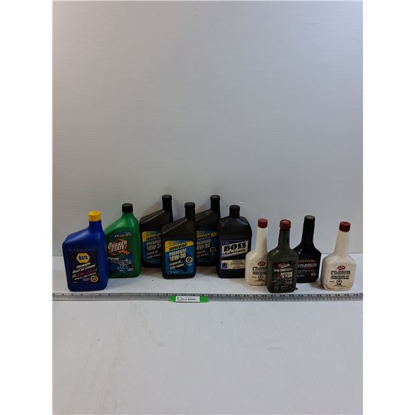 (5) Oil Quarts, Power Steering, Fuel Engine Cleaners - CANNOT SHIP