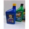 Image 2 : (5) Oil Quarts, Power Steering, Fuel Engine Cleaners - CANNOT SHIP
