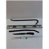 Image 1 : Level, (2) Pry Bars, Knife - Preferred Pick-Up