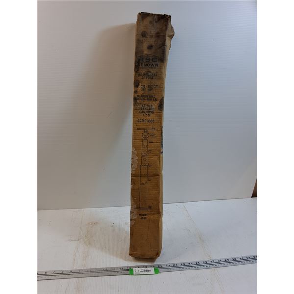 Adjustable Metal Support Post in Box - CANNOT SHIP