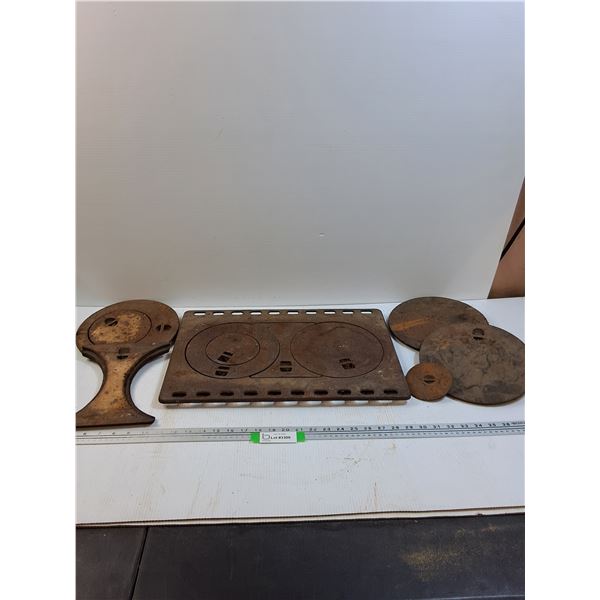 Cast Iron Stove Pieces - CANNOT SHIP, HEAVY
