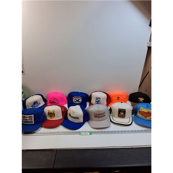 (12) Baseball Hats - Various