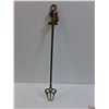 Image 2 : Brass Fireplace Stoker - 18" Long & Wooden Jewelery Box (Small)