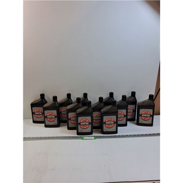 (12) Motor Oil - 10wx30 - CANNOT SHIP