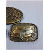 Image 3 : (3) Belt Buckles - Width: 4" x 3.5" x 3"