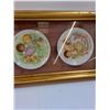 Image 4 : Mother's Day Plate Collection in Frame - 1980's - 27" x 9"