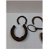 Image 2 : (7) Horse Shoes & Horse Bit