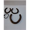 Image 4 : (7) Horse Shoes & Horse Bit