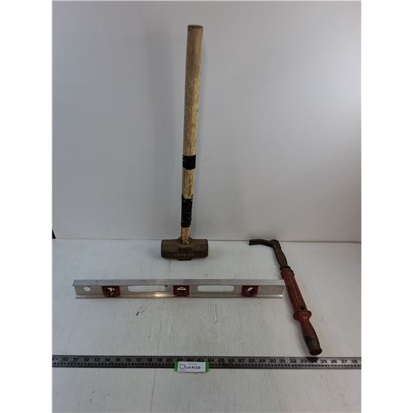 Sledge Hammer, Level, Nail Puller - Pickup Only