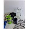 Image 5 : Loaf Baking Tray, Cupcake Trays, Glass Vase, Foam Cup Sleeves, Electric Cooker - As Is