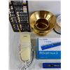 Image 3 : Abacus, IRIScan Book 2, Brass Spittoon, HP DVD+R, Jwin Telephone,  As Is