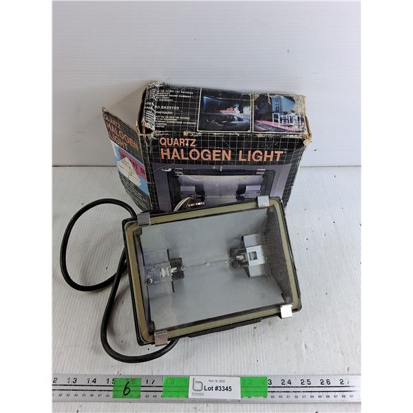 Quartz Halogen Light - Powers On, As Is