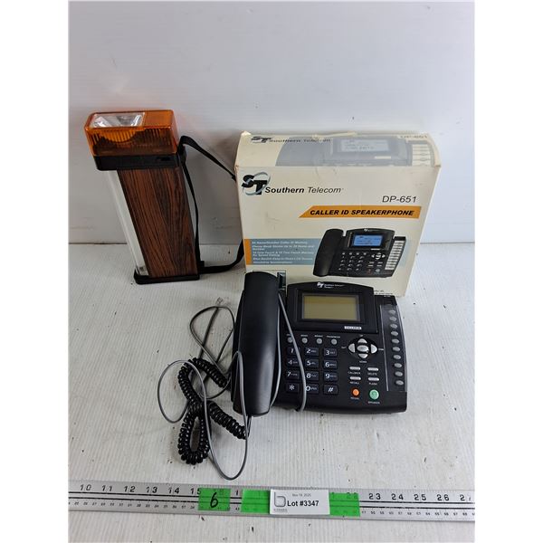Everyday Flashlight/Emergency Light, ST Caller ID Speakerphone - As Is