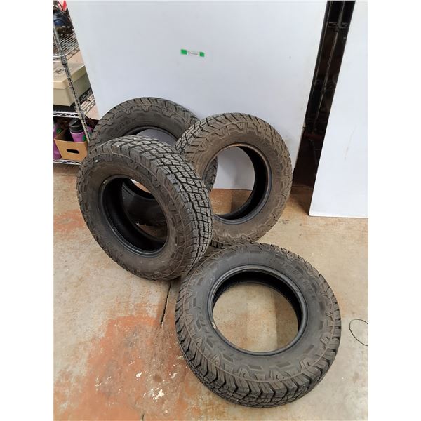 *(4) Certified Ridgetek 225/75/R16 Winter Tires - Appear New, Cannot Ship