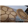 (2) Braided Jute Rugs Up to 34" - PICK UP ONLY