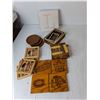 Image 3 : Coasters, Wooden Storage Boxes, Misc.