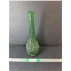 Image 1 : Green Glass Vase 15.25", Pickup Preferred