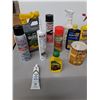Image 3 : Chemicals Lot- Bar & Chain Oil, Weed Out, Wood Stain, Misc. Cannot Ship. Approx. 1/3 Full to Full