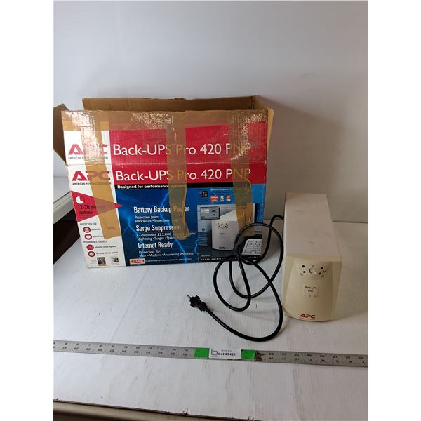 Battery Backup Power System- As Is