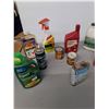 Image 3 : Chemicals Lot- Puncture Seal, Weedol, Teak Oil, Misc. Approx. 1/3 Full to Full, Cannot Ship