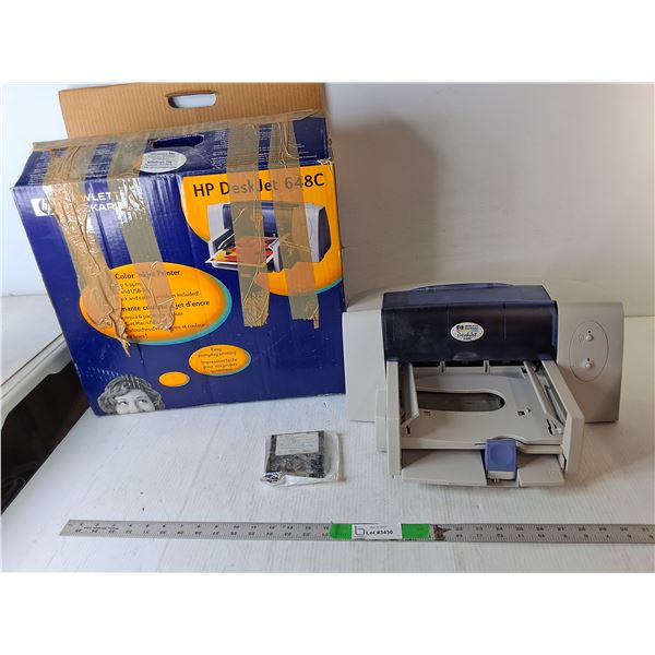 HP Deskjet 648C Printer- No Cord