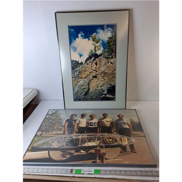 (2) Photos Up to 29" x 20.25"- U of S Engineering & Cliff, Cannot Ship