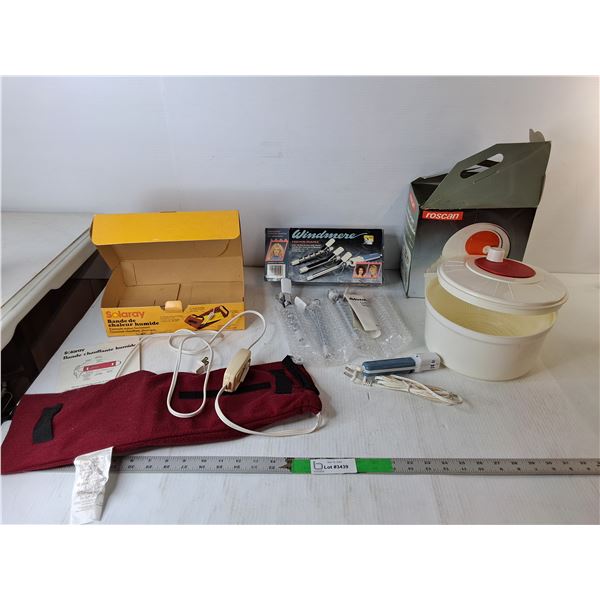 Salad Dryer, Heat Band & Windmere Styling System-  Both Power On