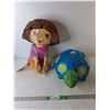 Image 1 : (2) Pinatas- Dora & Turtle