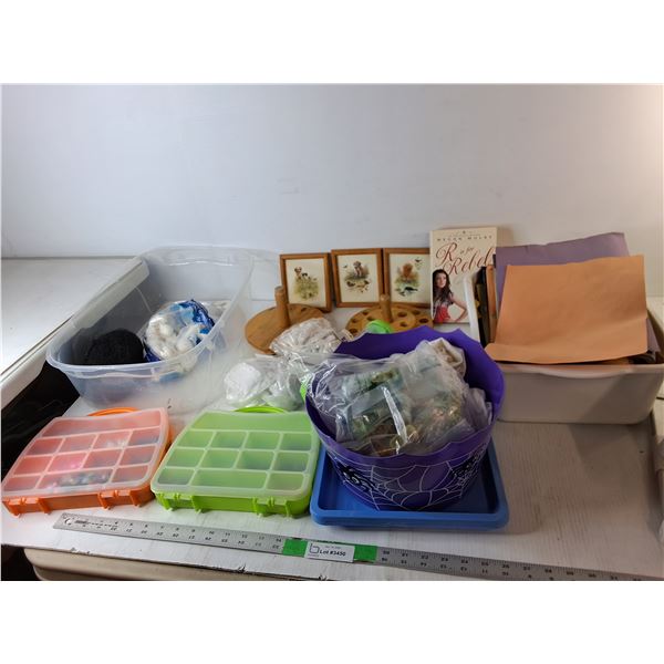 Construction Paper, Beads, Ceramic Craft Figurines, Misc. Cannot Ship