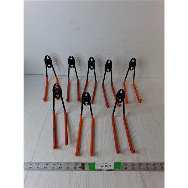 (8) Tornado Brand Wall Mounted Hooks