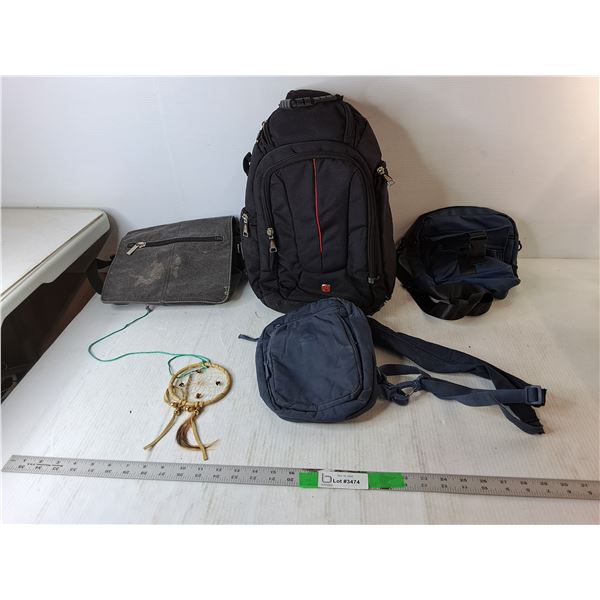 Messenger Bag/Backpack- Reebok, Swiss Gear, Kenneth Cole., Dreamcatcher. As Is
