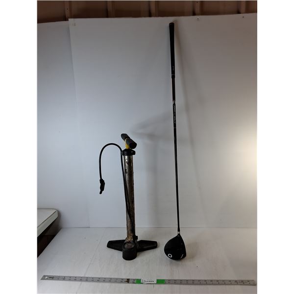 Bell Manual Air Pump & John Daly Golf Club 46.5", Cannot Ship