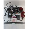 Image 1 : Assorted Power Adaptors, Calculators, Trailer Lights - All As is