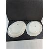 Image 4 : (2) Porcelain Platter Dishes - 16" x 12"