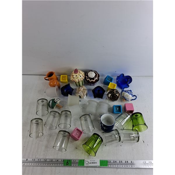 Various Tea Candle Holders/ Decorations