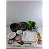 Bundt Pan, Steaming Pot, Silver Cake Spoon, Cutlery Tray, Fondue Forks, Food Chopper, Enamel Bowls