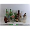Various Vintage Glass Bottles - Coca Cola, Fanta, Goldex - Cannot Ship